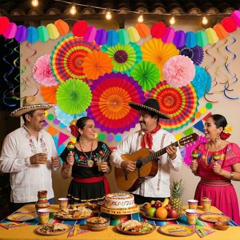 FIESTA Set Decoración Moon Boat 35 Piezas Cinco De Mayo