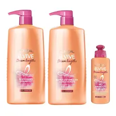ELVIVE - Kit Shampoo Acondicionador LOreal Dream Lengths Cabello Daaado