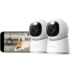 EUFY - Cámara Seguridad E30 Kit 2 Cámaras 4K AI WiFi