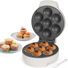 GENERICO - Mini Cupcake Maker SugarWhisk SW2MCM01 7x5,5cm Antiadherente