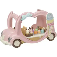 ICE - Vehículo Juguete Calico Critters Cream Van Accesorios