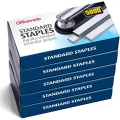 STANDARD - Grapas Officemate 25.000 Unidades Punta Cincel