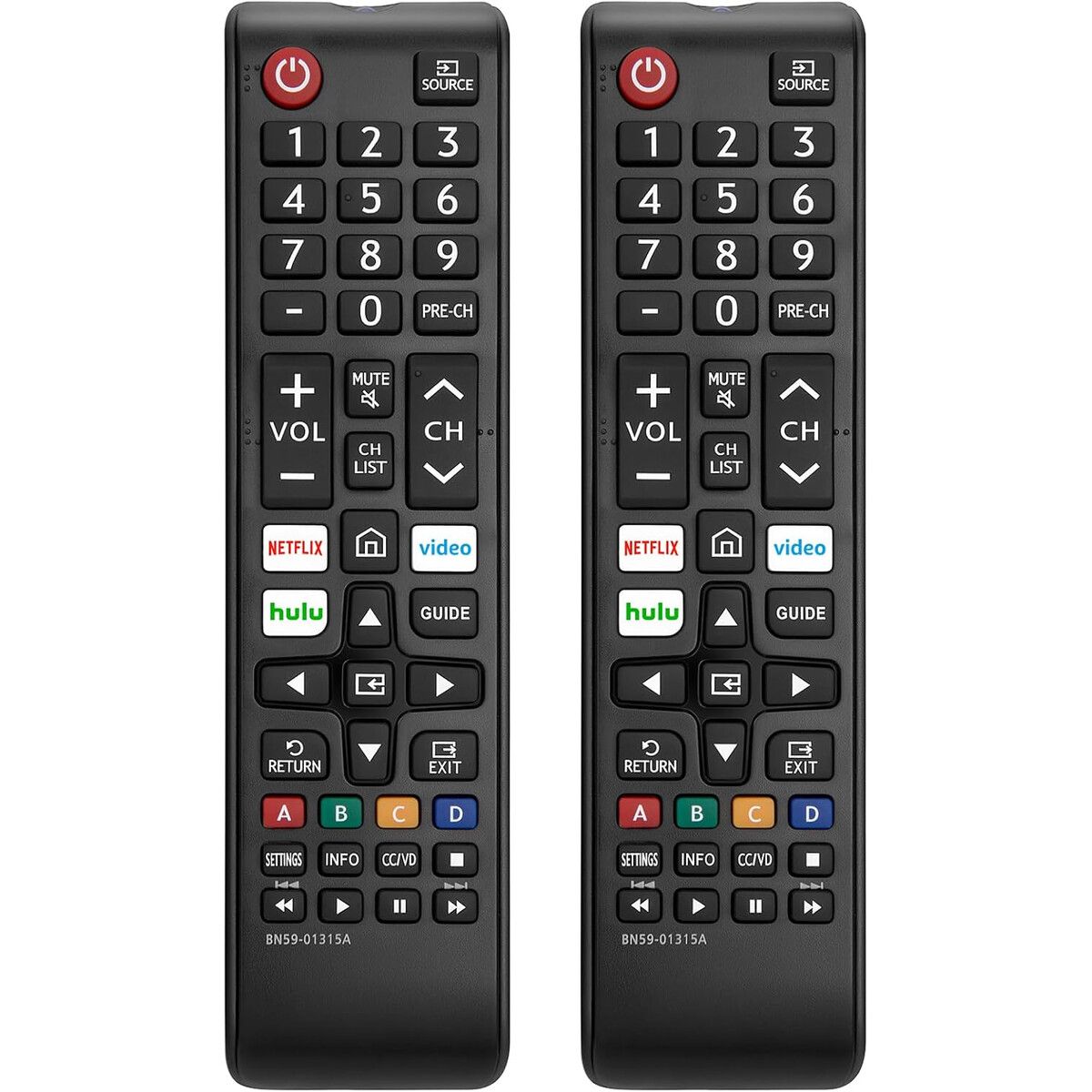 GENERICO - Control Remoto Universal Pack x2 Loutoc BN5901315A para Samsung TV