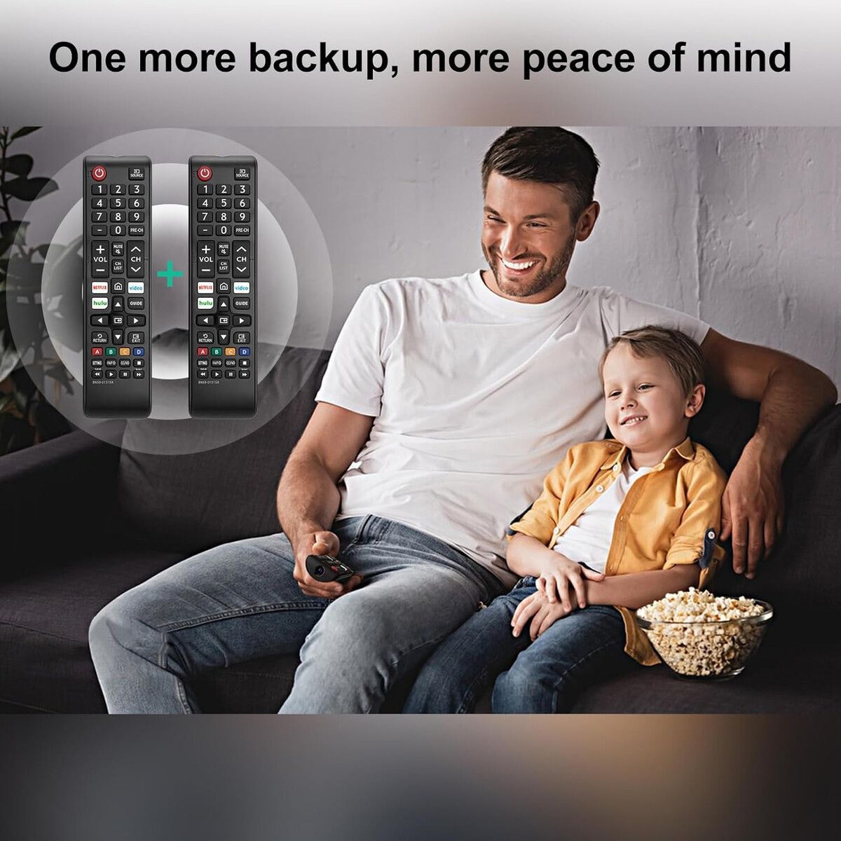 GENERICO - Control Remoto Universal Pack x2 Loutoc BN5901315A para Samsung TV