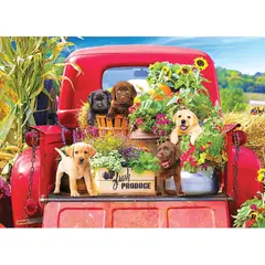 PUZZLE - Kodak 1000 Piezas Premium Stowaways Perros