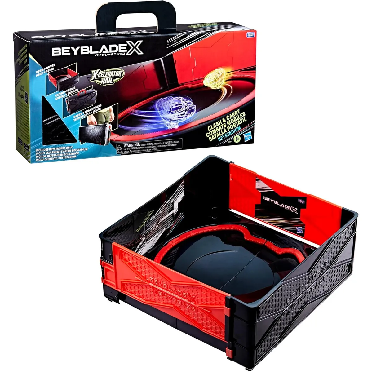 ARENA - Arena Beyblade X Clash Carry Beystadium Portátil Hasbro