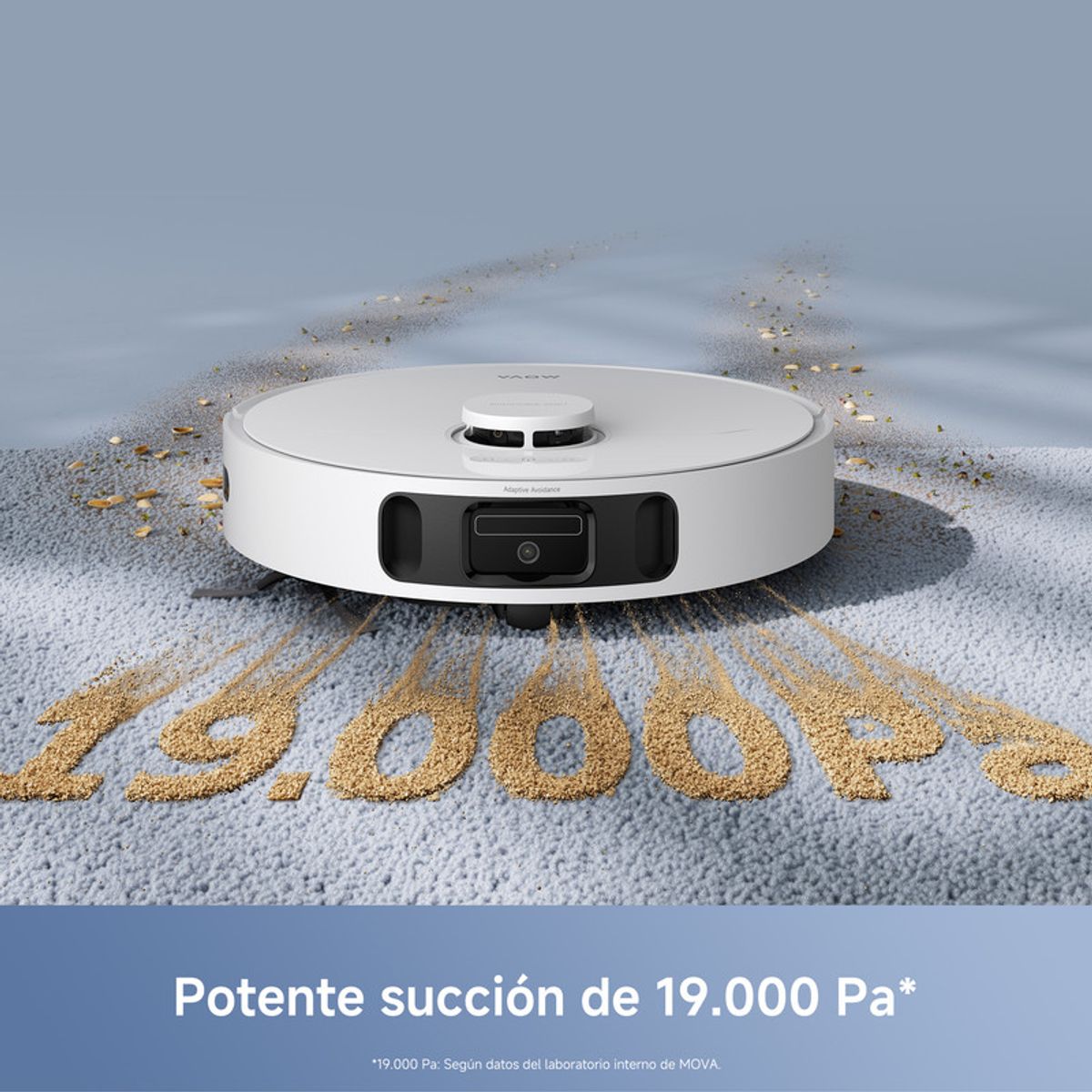 MOVA - Aspiradora y Trapeadora Tecnología MaxiReach™ Mop 19000 Pa MOVA E40 Ultra Blanca