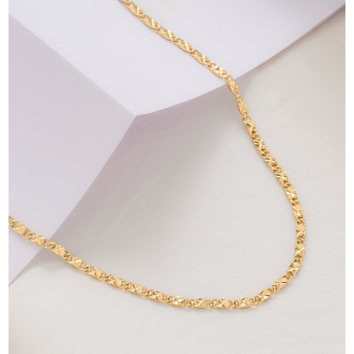CADENA - Cadena Destellos Oro Laminado 18k
