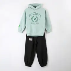 MINECRAFT - Conjunto Buzo Niño Sports Club Verde