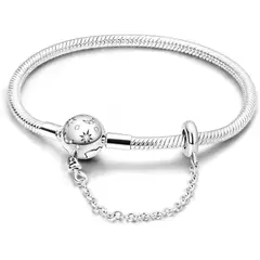 CADENA - Pulsera Parmuz Plata 925 Mujer Serpiente Charm