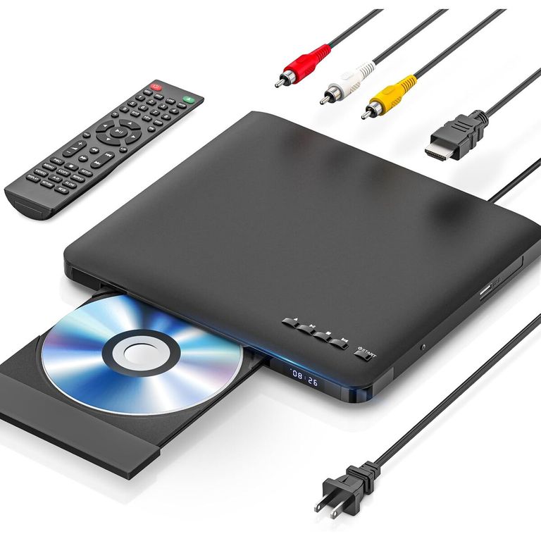 GENERICO Reproductor DVD Ultra Slim MAITE HDMI AV USB MTDVD10 Lite