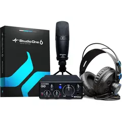 PRESONUS - Set Grabación AudioBox GO USB Micrófono Audífonos