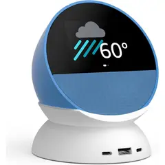 ECHO - Reloj Inteligente Spot Amazon Azul Base USB