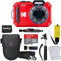 KODAK - Cámara PIXPRO WPZ2 16MP 4X Zoom Resistente Agua Kit