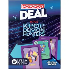 MONOPOLY - Juego de Cartas Deal Hasbro KPop Demon Hunters 25