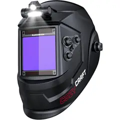 GENERICO - Careta Soldadora ARCCAPTAIN DPCozyCraftBK1 Autooscurecible LED