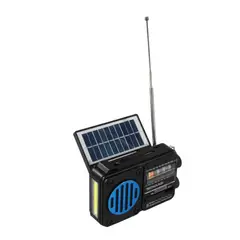 TECNOLAB - Radio Recargable Fmam Portátil Solar USB-C Bluetooth