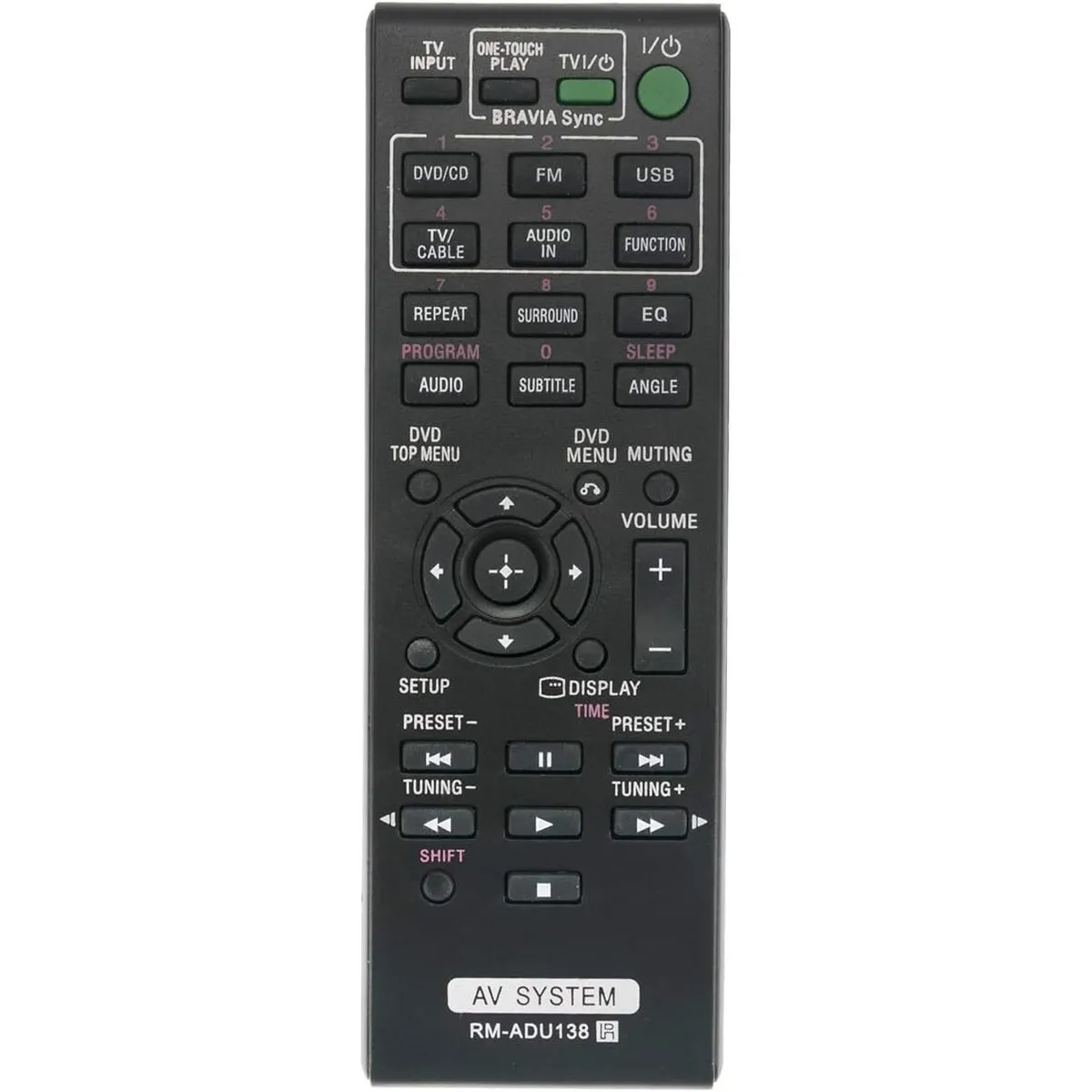 SONY - Control Remoto RMADU138 para Sony AV DAVTZ140 HBDTZ130