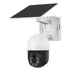 GENERICO - Cámara De Seguridad Solar Wifi 4g Ultra Hd Con Triple Lente