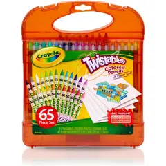 CRAYOLA - Set Lápices de Colores Twistables 25 Unidades 65 Piezas