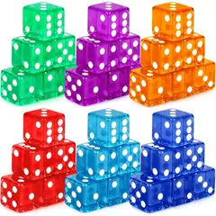 CASINO - Set Dados Hooqict 36 Piezas 19mm Acrílico
