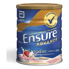 ABBOTT - Ensure Advance sabor frutilla-platano lata 850g