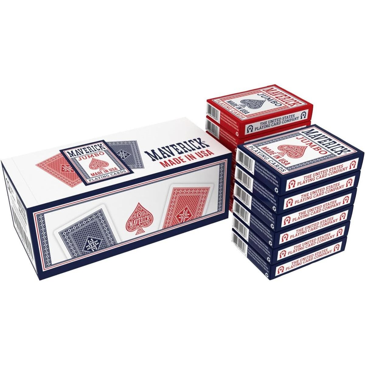 MAVERICK - Cartas Maverick 12 Pack índice Jumbo Hechas en USA