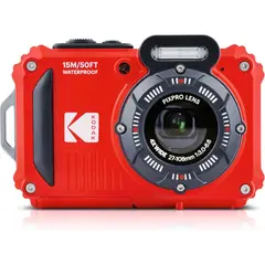 KODAK - Cámara Digital Pixpro WPZ2 16MP 4X Zoom Resistente Roja
