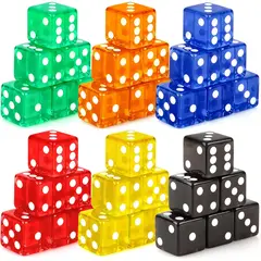 CASINO - Set Dados Hooqict 19mm Acrílico 36 Piezas