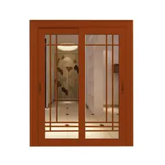 GIOVACCHINO - Ventanal Termopanel Aluminio 150 x 197 cm Alta Gama Moldura Ambos Lados