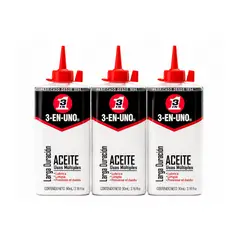 WD 40 - Pack 3 Aceite lubricante 3 en 1 Multiuso WD-40 90 ml