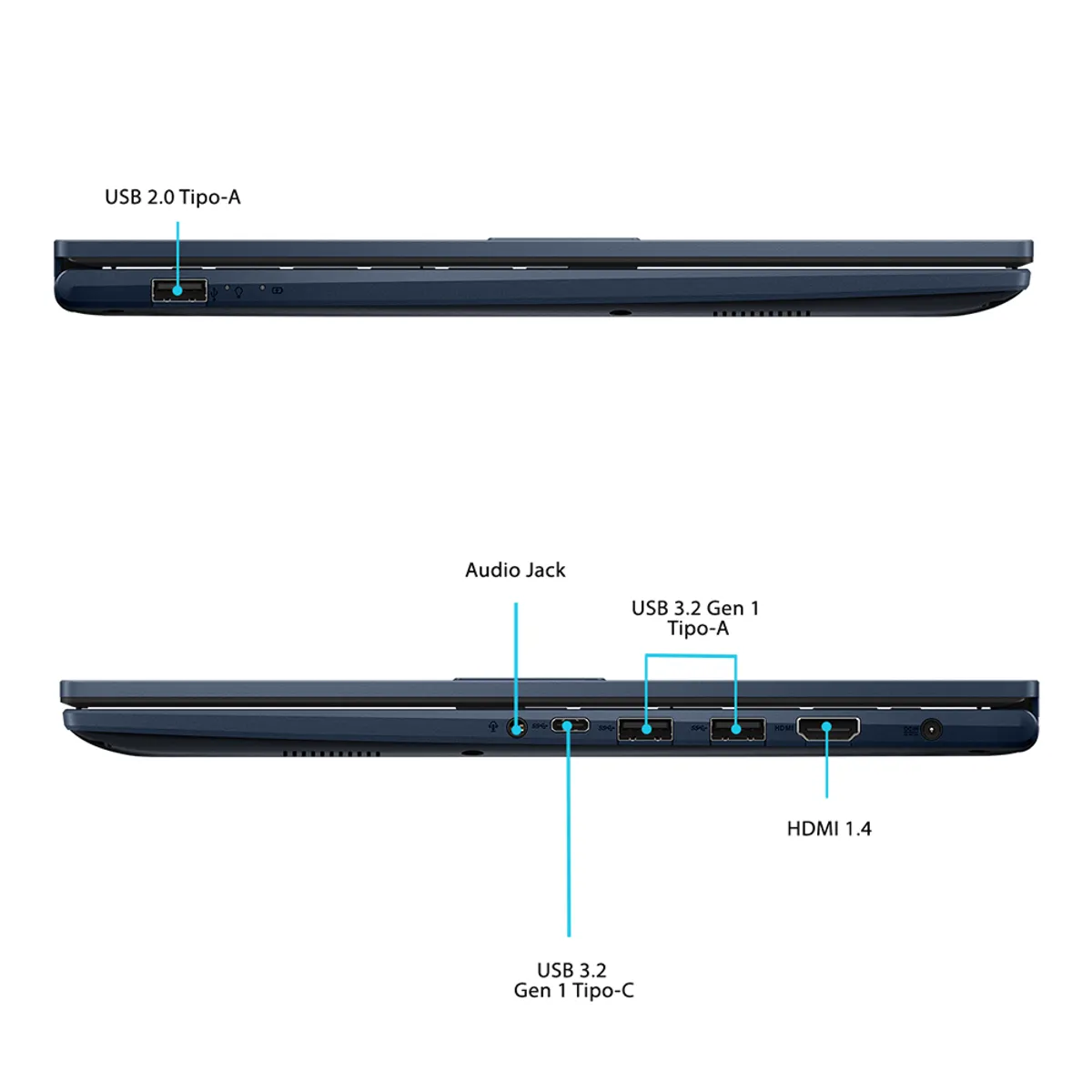 ASUS - Notebook ASUS Vivobook 15 Intel Core 7 16GB RAM 512GB SSD 15.6"