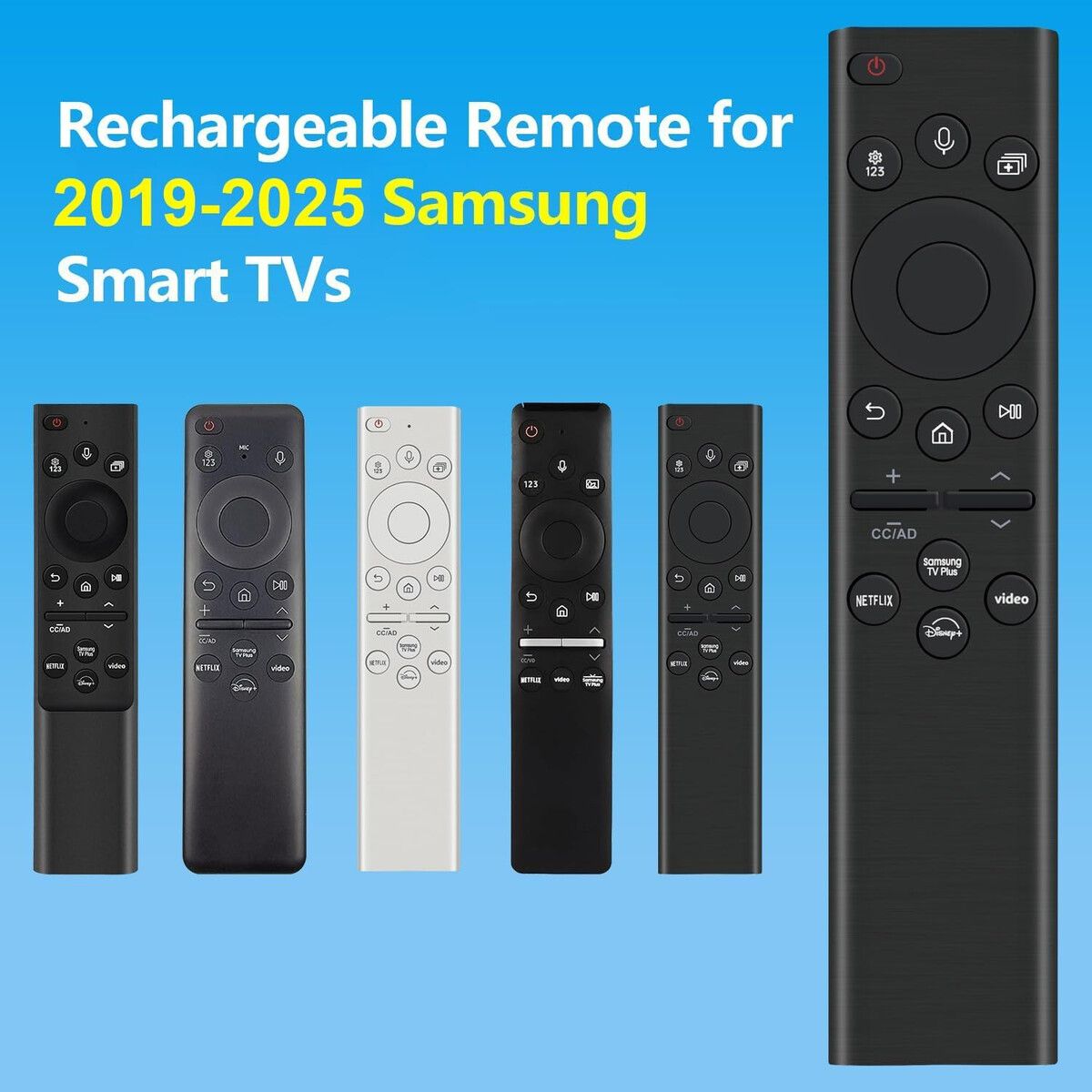 GENERICO - Control Remoto Nettech USBC Solar Voz Samsung 20192025