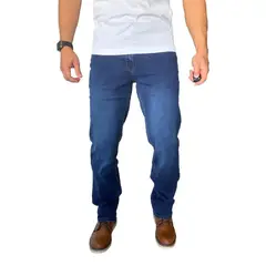 MOSAICO - Jeans Elasticados Straight Fit Semirectos