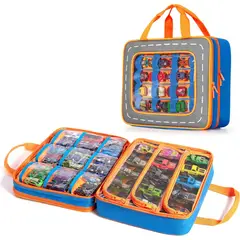 HOT WHEELS - Estuche Marscamd para 51 Autos 15 Camiones