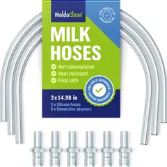 JURA - Set Mangueras Leche WoldoClean 3x38cm 6 Adaptadores