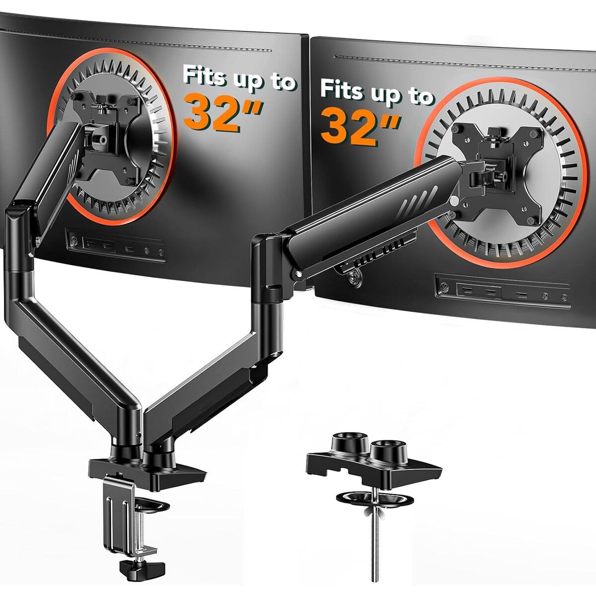 ERGEAR - Brazo Dual ErGear para Monitor 1332 VESA 19.8kg