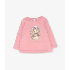 LIMONADA - Polera manga larga bebé L120122615 palo rosa