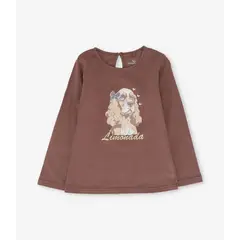 LIMONADA - Polera manga larga niña L110122615 chocolate