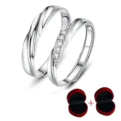 GENERICO - Anillos de Promesa Argollas de Matrimonio de Mujer y Hombre