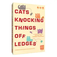 USAOPOLY - Juego de Mesa Cats Knocking Things Off Ledges 68 piezas