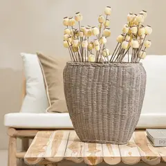 AMOBLE - Planta Artificial Papaver Crema