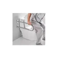 GENERICO - Barra De Seguridad Baño Abatible Acero Inox C