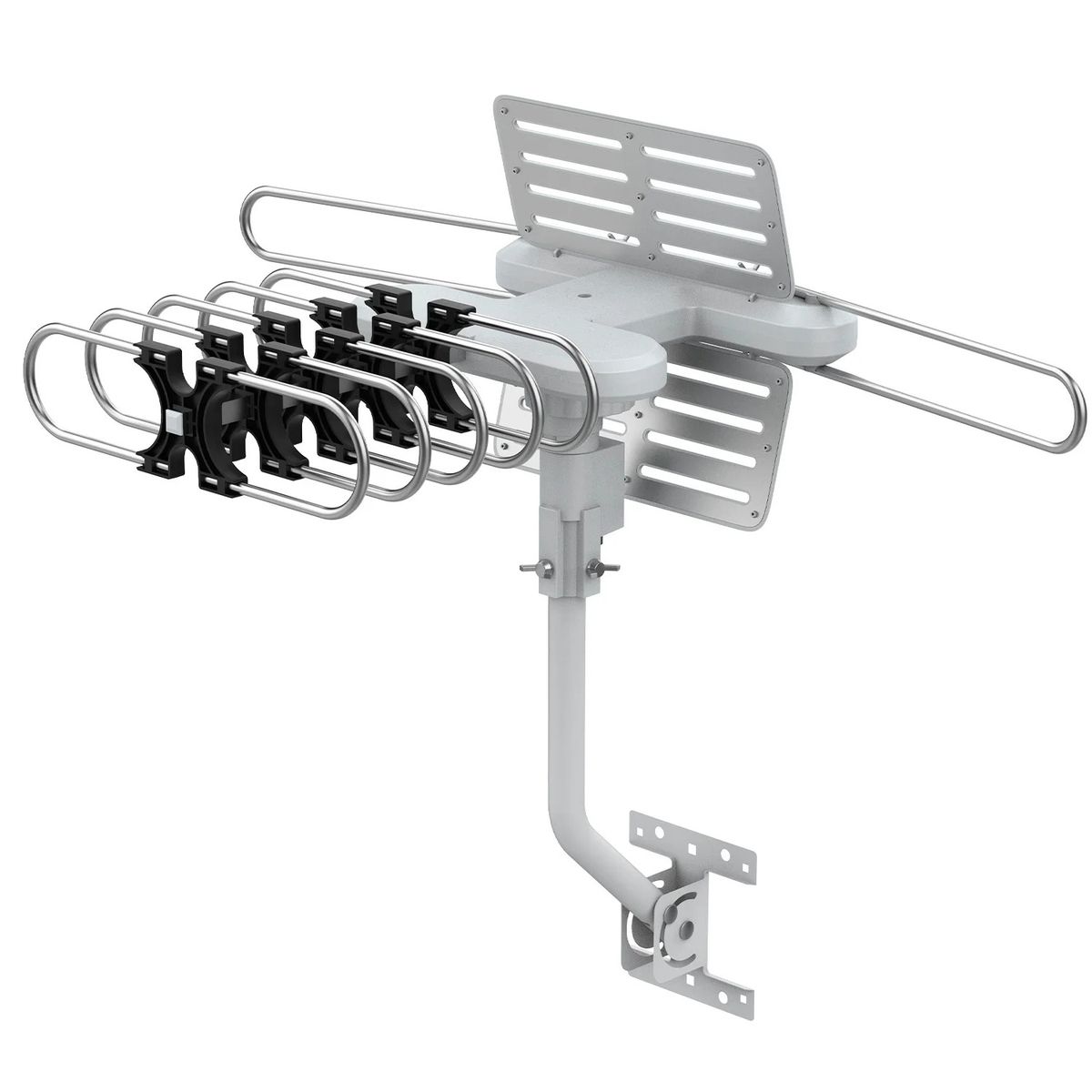 TECNOLAB - ANTENA DIGITAL 360o VHFUHFHDTV MECANISMO ROTACION ALUMINIO TL874