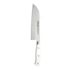ARCOS - Cuchillo Santoku Forjado Mango Blanco 18cm Riviera