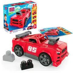 MEGA BLOKS - Auto de Carreras Build Go 26 Piezas JKG35