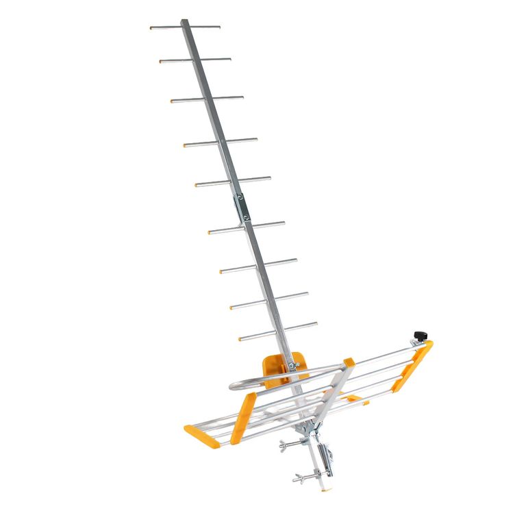 TECNOLAB ANTENA DIGITAL PARA EXTERIOR 10-13DB HDTVTDT ALUMINIO TL591