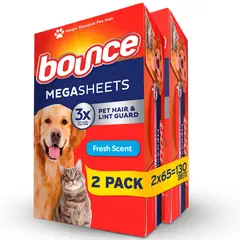BOUNCE - Toallitas Pelos Mascotas Aroma Fresco 130 Unid