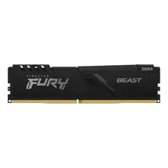 KINGSTON - Memoria Ram 8GB DDR4 3200Mhz CL16 Fury Beast Black