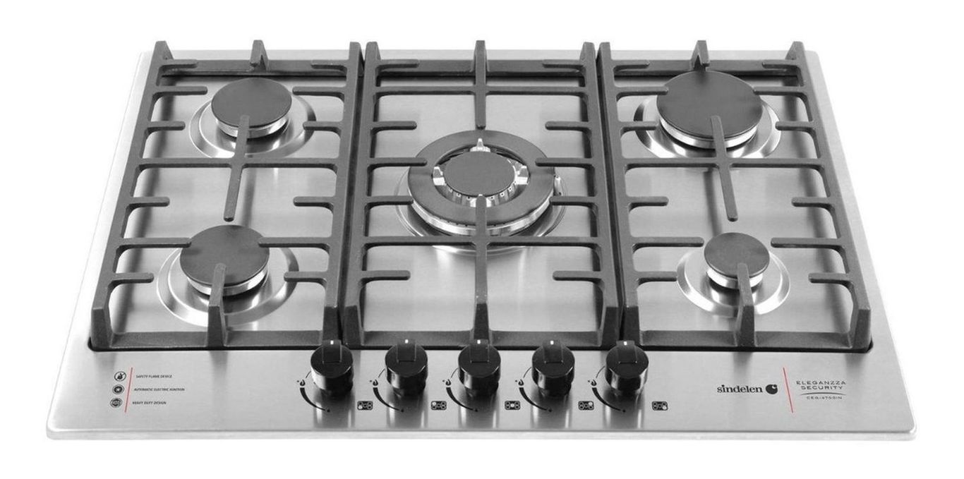 SINDELEN Encimera A Gas 5 Quemadores Ceg-4700in